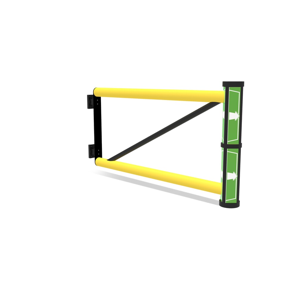 Dancop Schwingtür für Rammschutzgeländer "Delta", Innen- und Aussenbereich, HxB 1.200 x 1.200 mm Produktabbildung Nr. 8: Dancop Schwingtür für Rammschutzgeländer "Delta", Innen- und Aussenbereich, HxB 1.200 x 1.200 mm