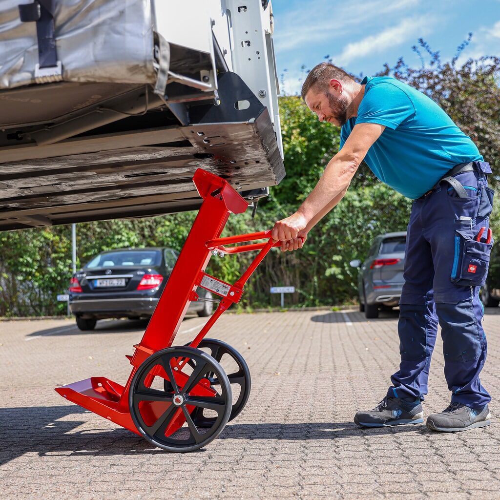 Produktabbildung Nr. 4: dancop Teleskop-Verladestütze,  TÜV- und GS-zertifiziert, Tragkraft 40 t, Höhe 900 - 1.022 mm