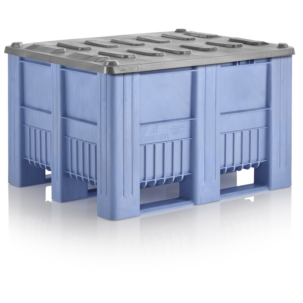 Produktabbildung Nr. 5: Deckel für CRAEMER Palettenbox, 1.200 x 1.000 x 760 mm, grau