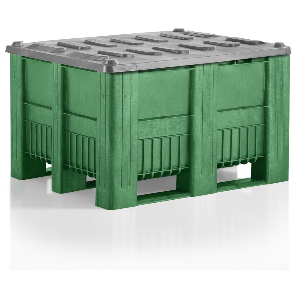 Produktabbildung Nr. 6: Deckel für CRAEMER Palettenbox, 1.200 x 1.000 x 760 mm, grau