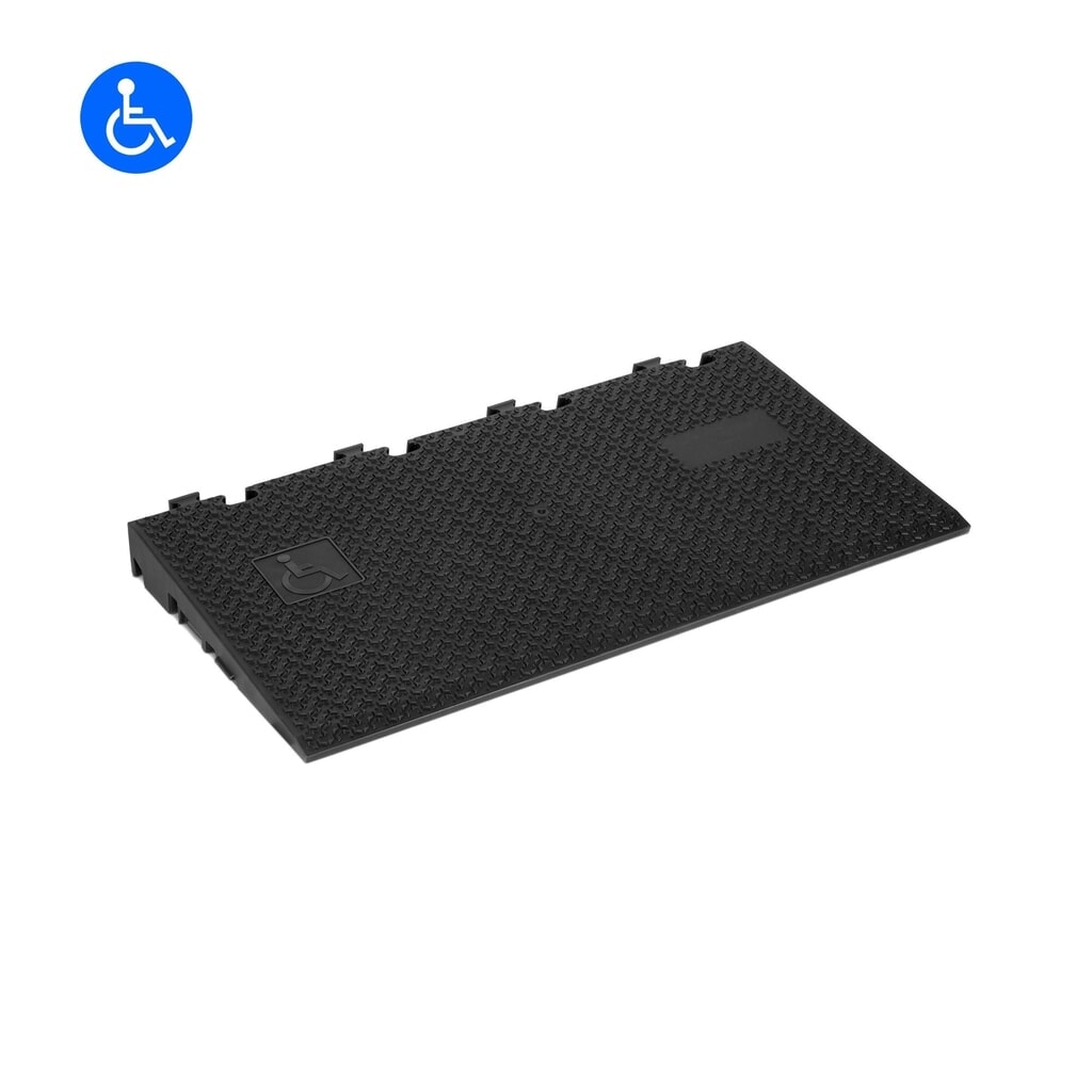 Defender® by Adam Hall Kabelbrücke 3 2D Rampe, schwarz Produktabbildung: Defender® by Adam Hall Kabelbrücke 3 2D Rampe, schwarz
