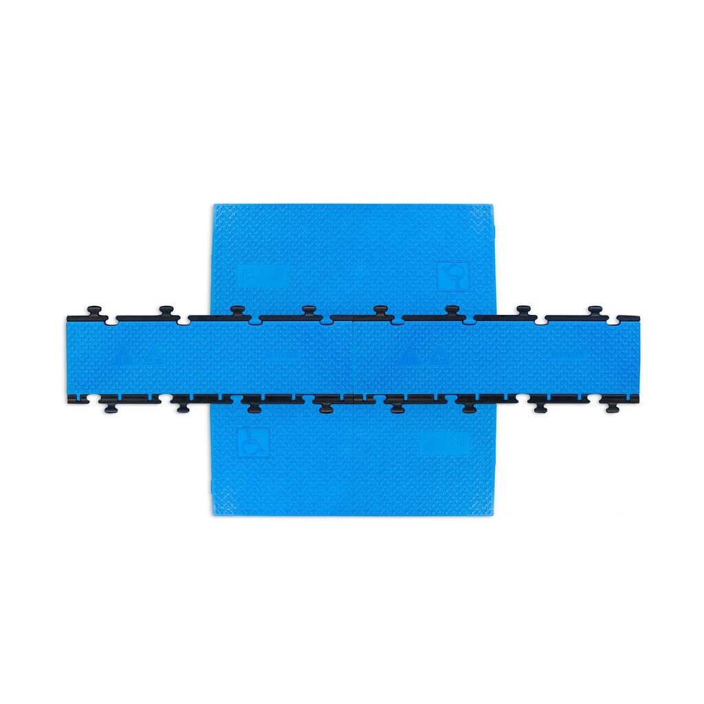 Defender® by Adam Hall Kabelbrücke MIDI 5 2D Rampe, blau Produktabbildung Nr. 6: Defender® by Adam Hall Kabelbrücke MIDI 5 2D Rampe, blau