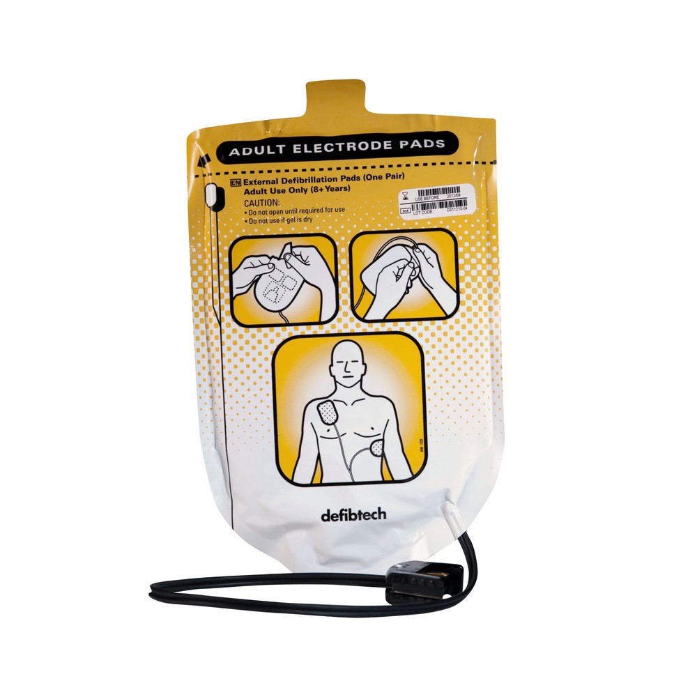 Produktabbildung: defibtech Ersatz-Elektroden für AED u. Auto AED