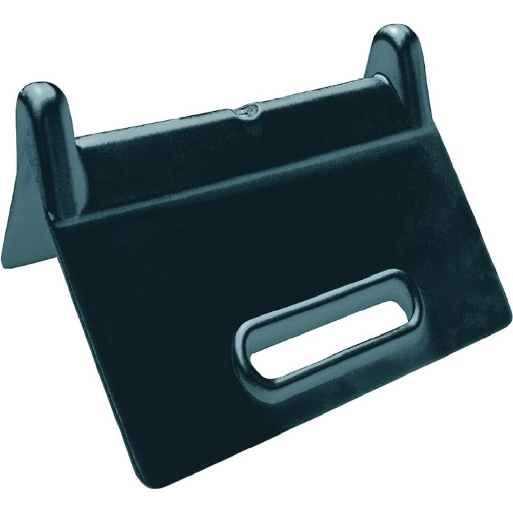 Produktabbildung: Dolezych Kantenschutzwinkel, ohne Schlitz, Schenkellänge 90 x 90 mm schwarz, 4 St./Set