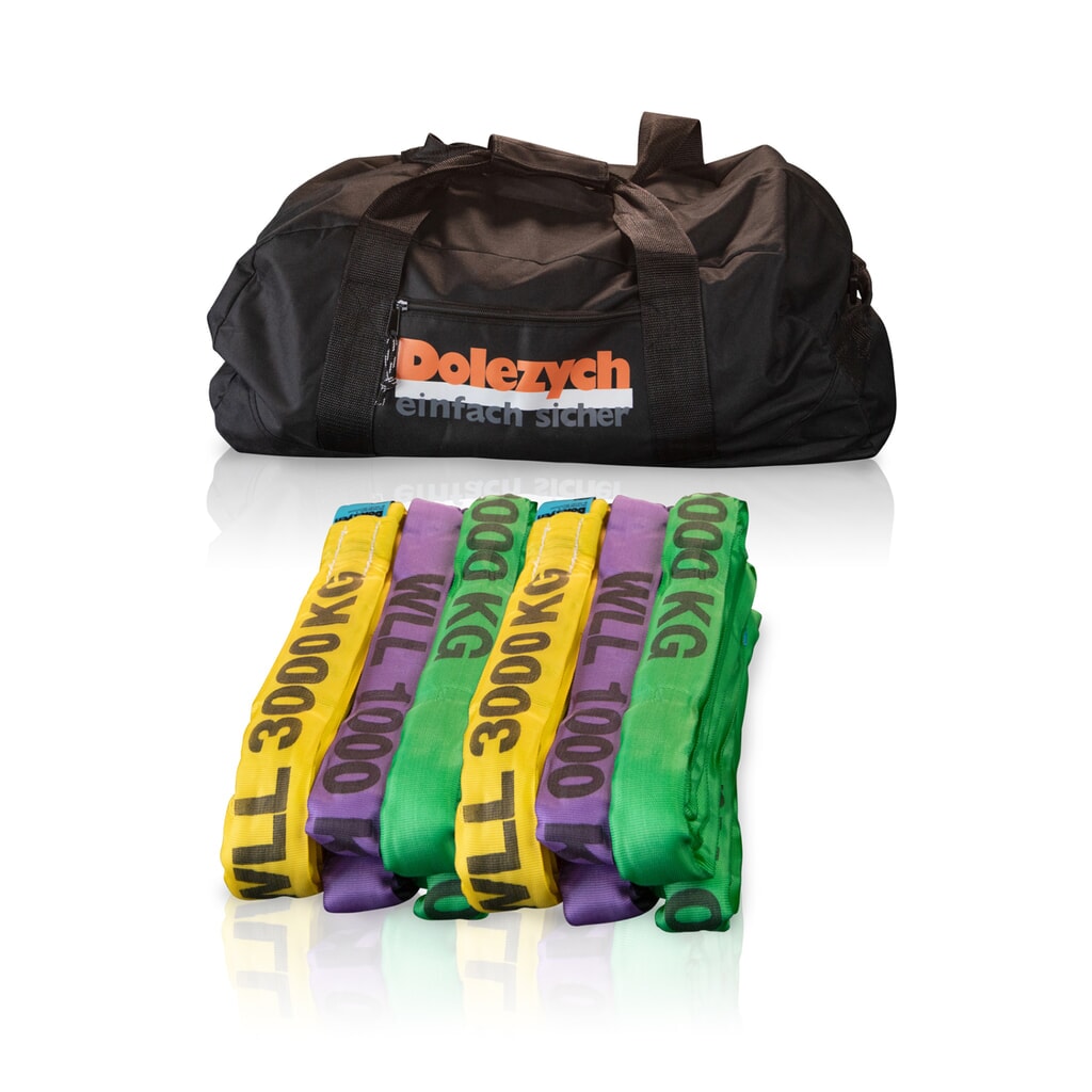 Dolezych Rundschlingen-Set, 20-teilig, inkl. Tasche Produktabbildung: Dolezych Rundschlingen-Set, 20-teilig, inkl. Tasche