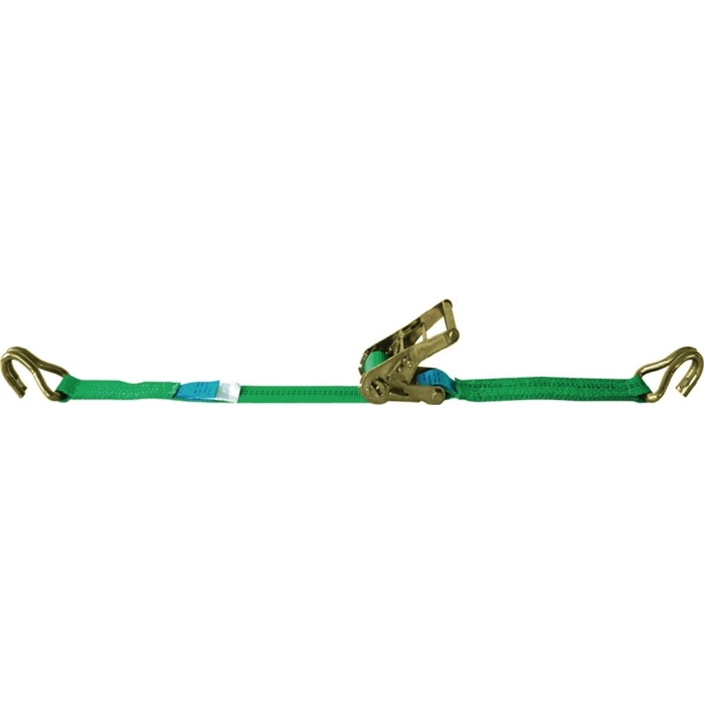Dolezych Zurrgurt DIN EN 12195-2 L.6m B.35mm m.Ratsche+Spitzh.LC U 2000 daN Produktabbildung: Dolezych Zurrgurt DIN EN 12195-2 L.6m B.35mm m.Ratsche+Spitzh.LC U 2000 daN