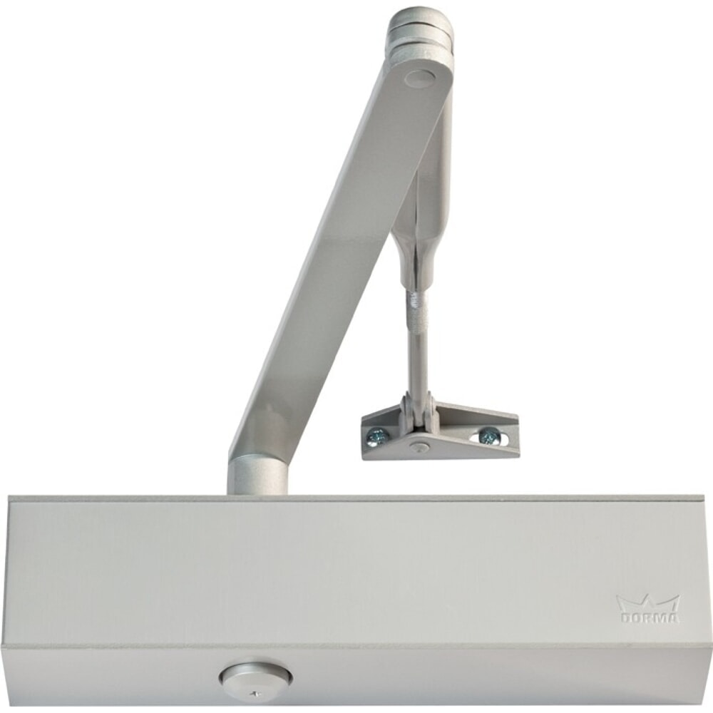Produktabbildung: DORMAKABA Scherentürschliesser TS 83 BC/ÖD + DC/SV, Schliessverzögerung ohne Gestänge, silber EN 3-6