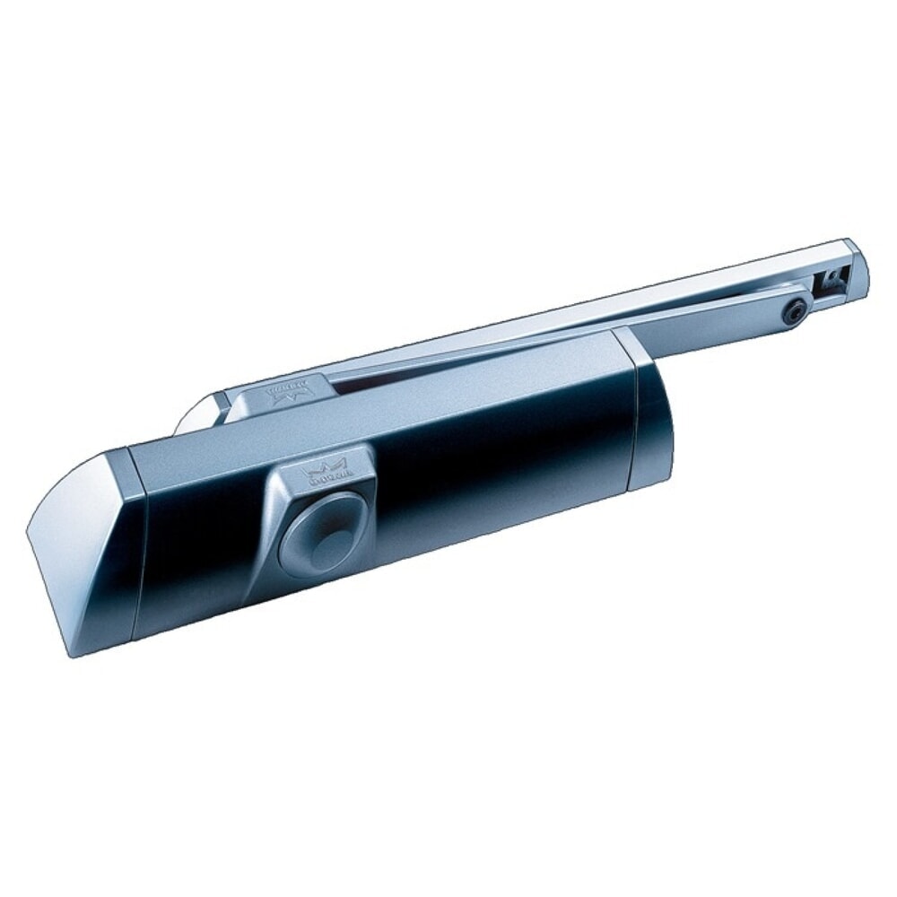 Produktabbildung: DORMAKABA Türschliesser TS 90 Impulse, silber EN 3-4, Normalmontage Bandseite EN 3-4
