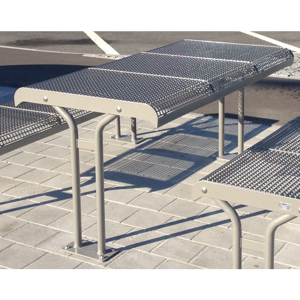 Produktabbildung Nr. 2: Drahtgitter-Tisch Ergolax, HxBxT 780 x 1.470 x 780 mm, mit Flanschbefestigung, rubinrot