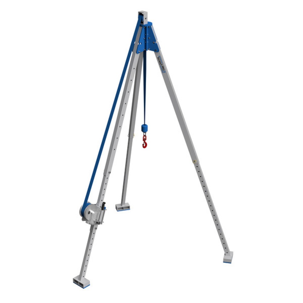 Produktabbildung: SCHILLING Alu-Dreibock mit Handwinde, TK 1000 kg