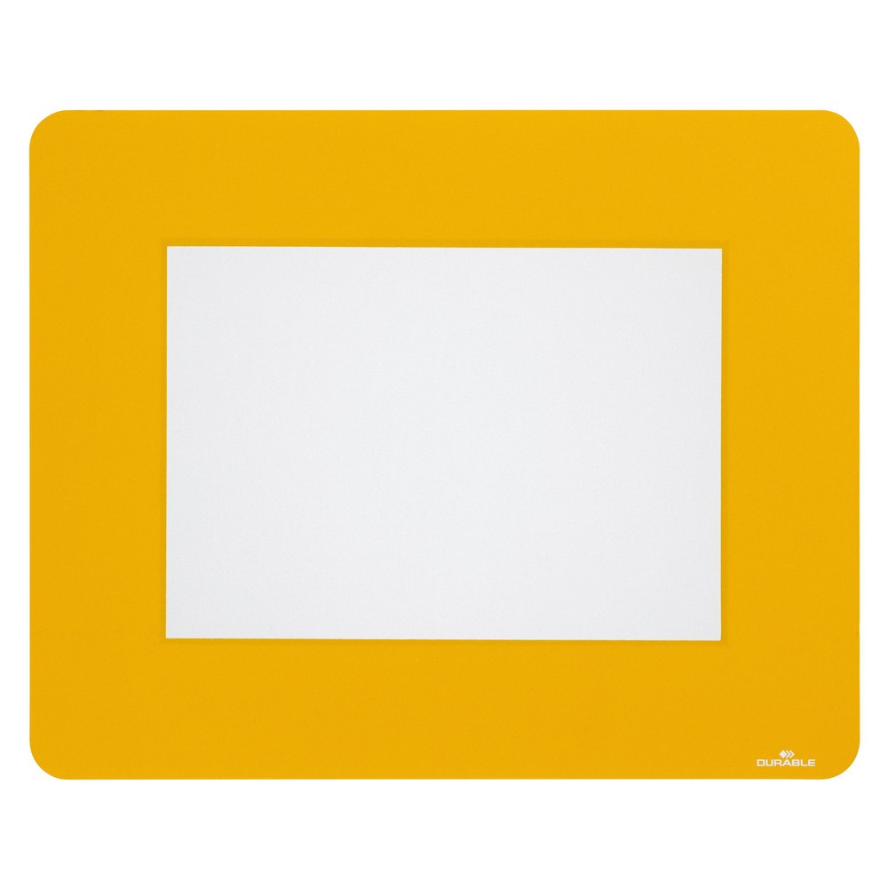 Produktabbildung: DURABLE Bodenmarkierungsfenster DIN A5, HxB 314 x 252 mm, Stärke 0,4 mm, ablösbar, 2 Packungen à 10 Stück/VE