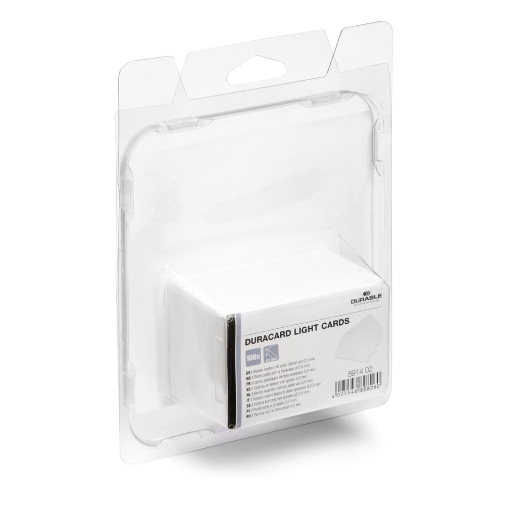 Produktabbildung Nr. 2: DURABLE DURACARD light cards (Karten, blanko) 400 Stück