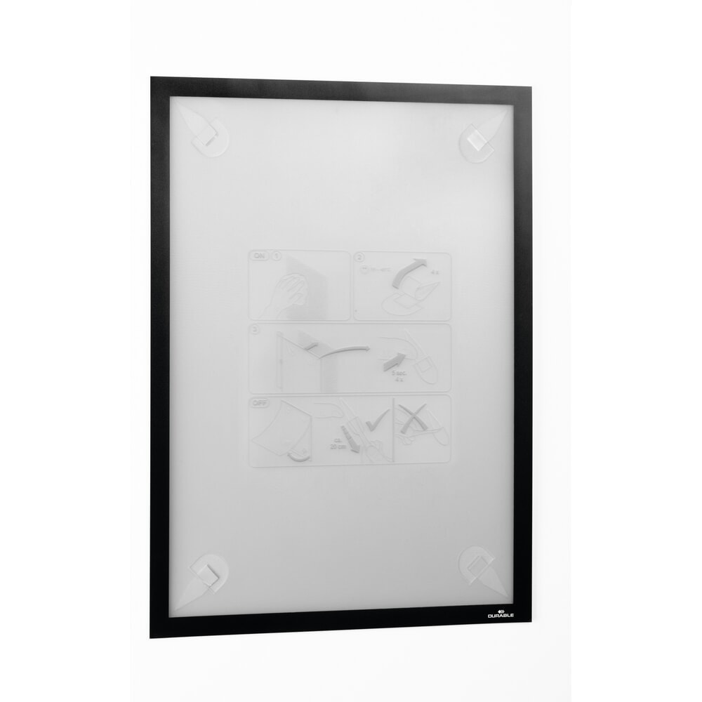 Produktabbildung: DURABLE DURAFRAME® WALLPAPER A3 6er, schwarz