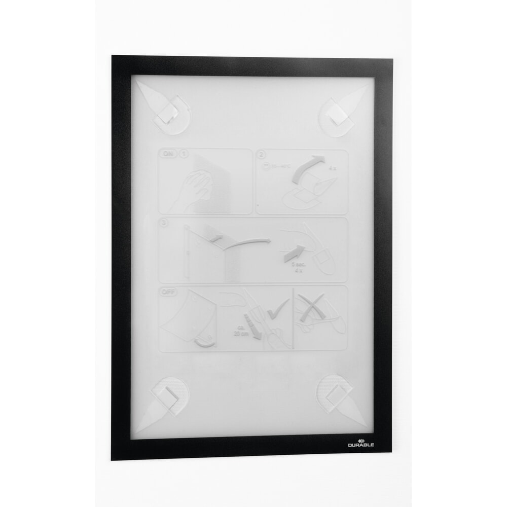 Produktabbildung: DURABLE DURAFRAME® WALLPAPER A4 10er, schwarz