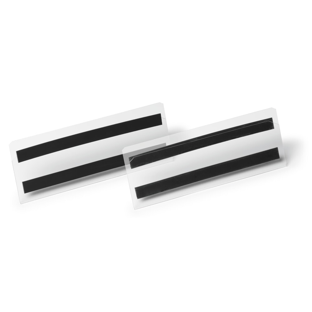 Produktabbildung: DURABLE Etikettentasche HARD COVER, magnetisch, 1/2 A5 quer, 50 Stk/VE