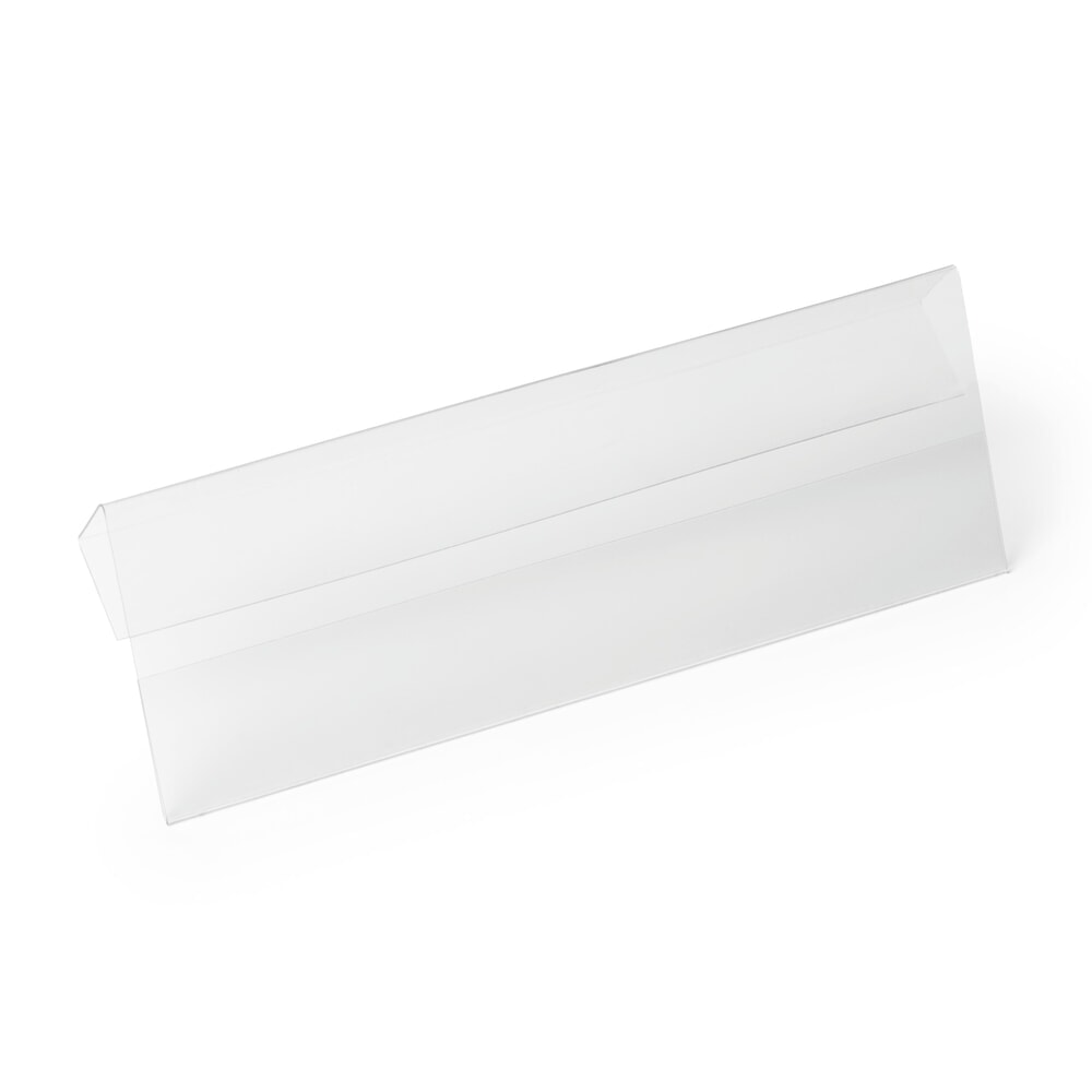 Produktabbildung: DURABLE Kennzeichnungstasche HARD COVER, mit Falz, 1/2 A5 quer, 50 Stk/VE