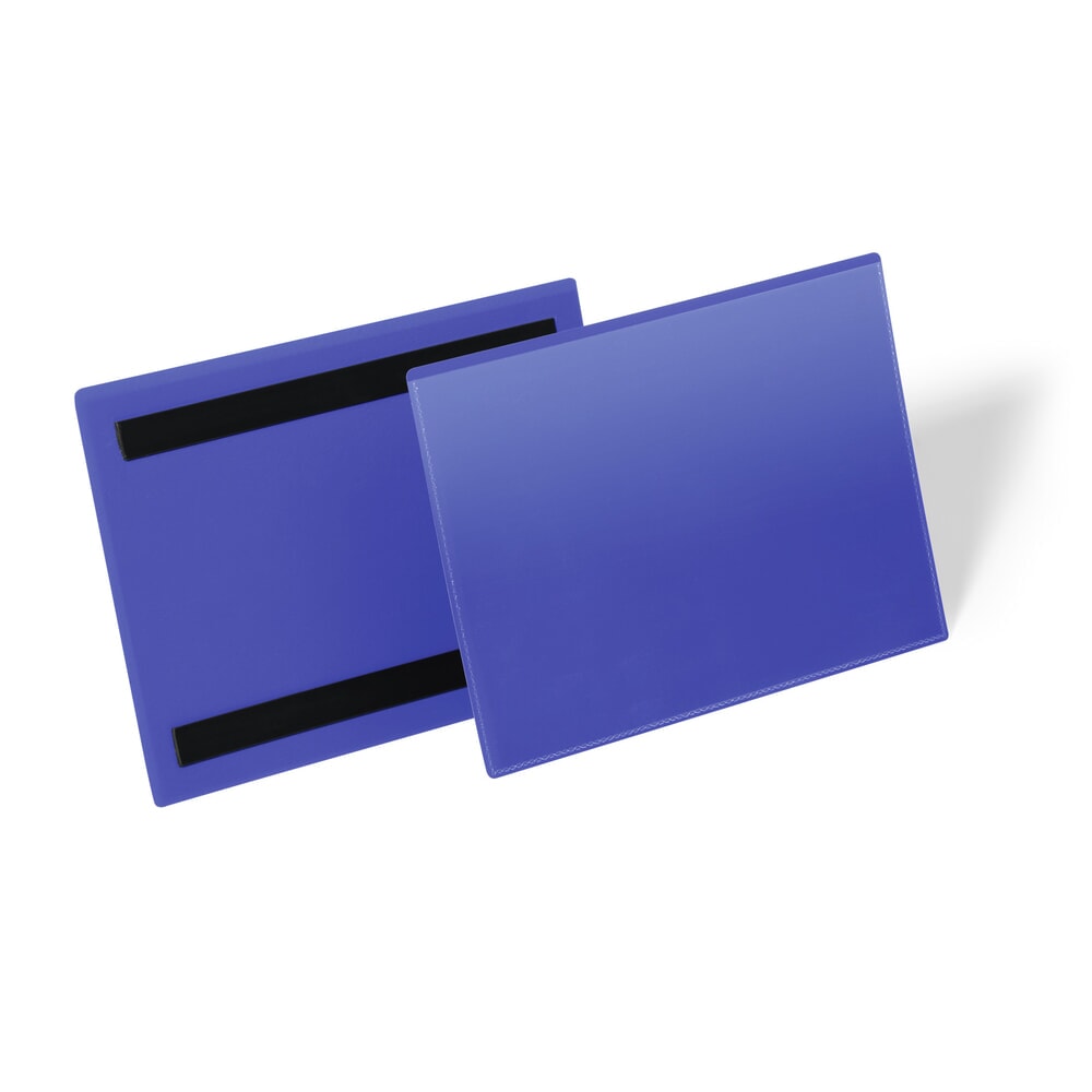 Produktabbildung: DURABLE Magnetische Kennzeichnungstasche A5 quer, dunkelblau