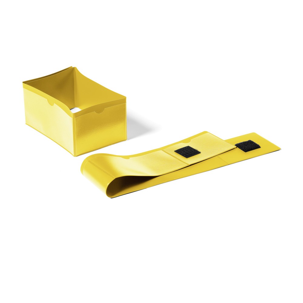 Produktabbildung: DURABLE Palettenfussbanderole 140x65mm, gelb