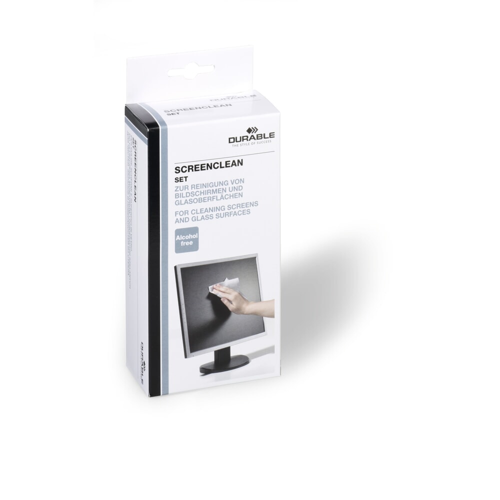 Produktabbildung: DURABLE SCREENCLEAN SET 20er SET