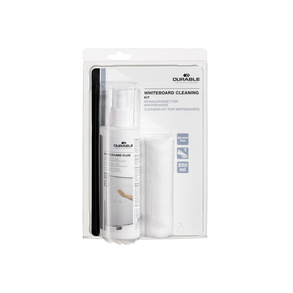 Produktabbildung: DURABLE WHITEBOARD CLEANING KIT 20er SET