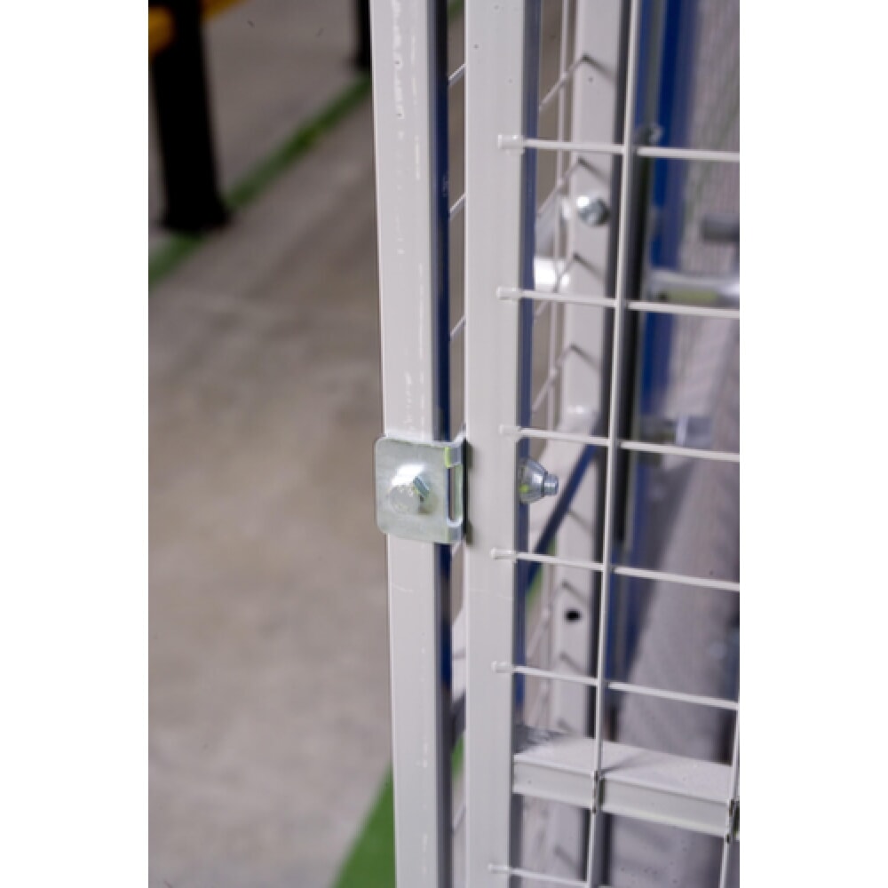 Produktabbildung Nr. 2: TROAX® Eckverbinder-Zubehör für Gitter-Trennwandsystem, für Maschinen-Schutzgitter