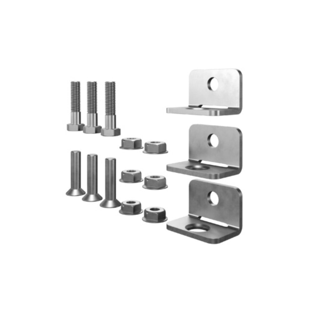 Produktabbildung Nr. 2: TROAX® Eckverbinder-Zubehör für Gitter-Trennwandsystem, für Lagertrennwände, 3 Stk/VE
