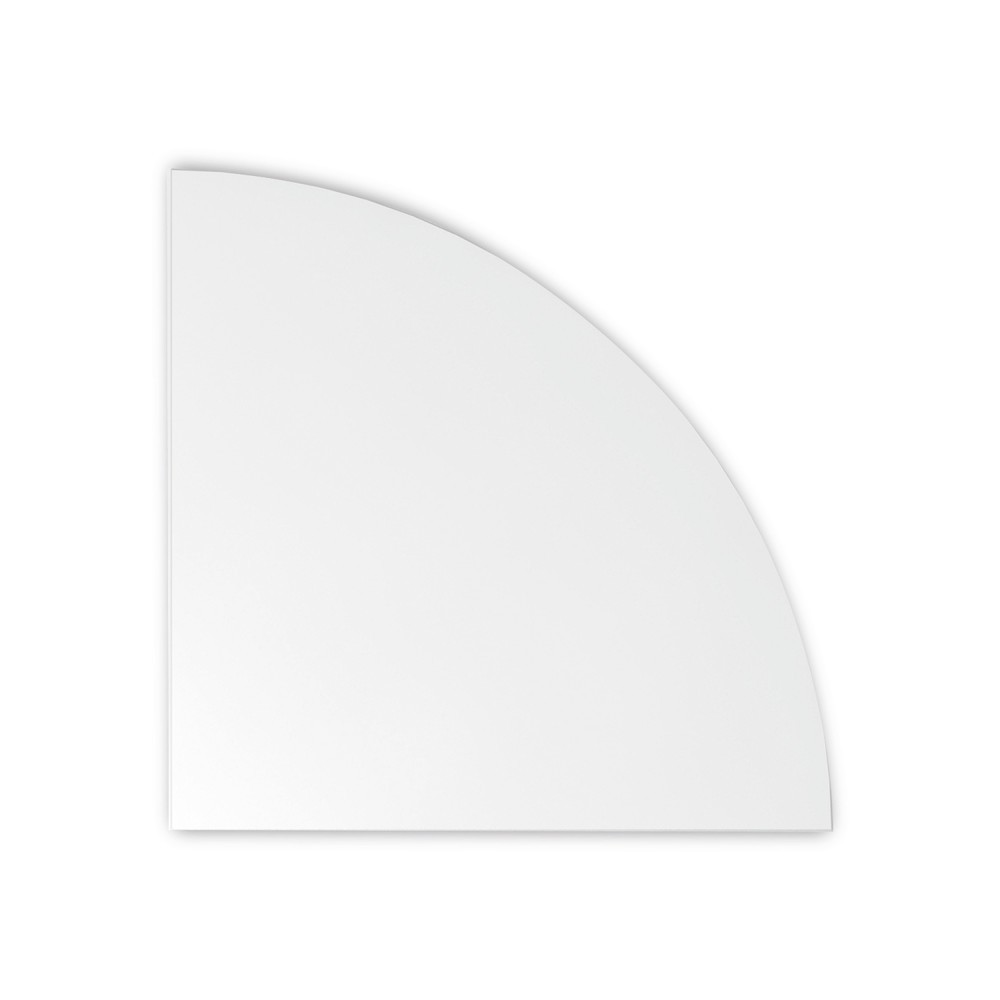 Produktabbildung: Eckwinkel Akzent, 4-Fuss Gestell, BxT 800 x 800 mm, Ahorn