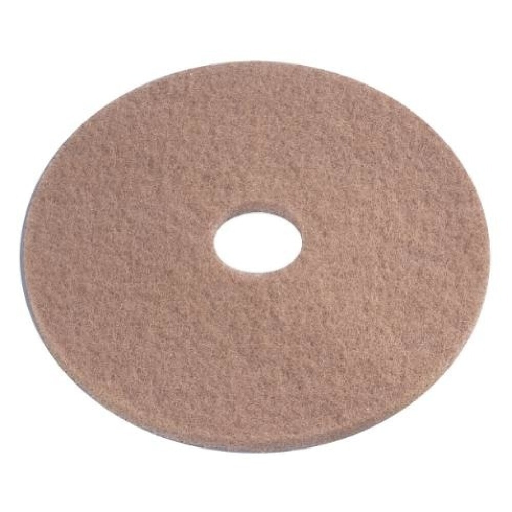 Produktabbildung: Nilfisk ® Eco Pad 17" , Durchmesser 432 mm, Pack à 5 Stück, braun