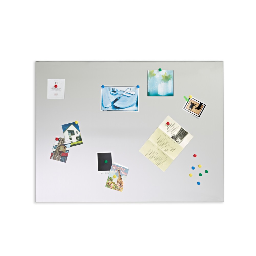 Produktabbildung: Edelstahl-Magnetwand Premium, HxB 965 x 600 mm
