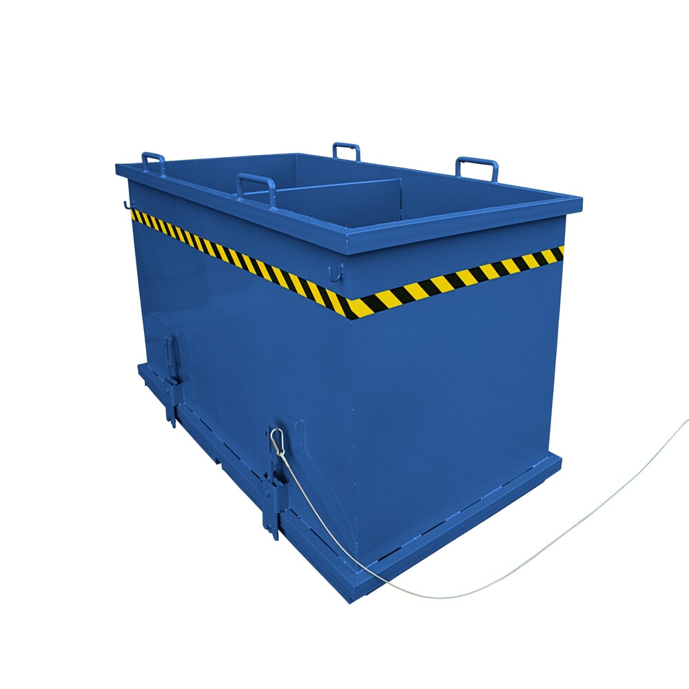 Produktabbildung Nr. 1: Eichinger® Klappbodenbehälter Sortiersystem, 3x600 LIter enzianblau