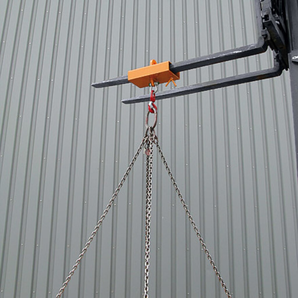 Produktabbildung Nr. 2: Eichinger® Lasthaken Stapler-Aufsatz für 1 Zinken, 1000 kg,  reinorange
