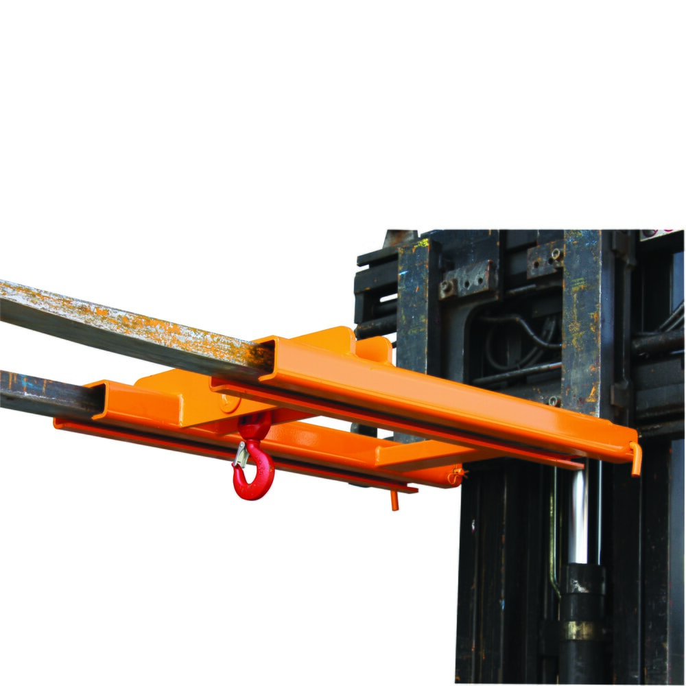 Produktabbildung Nr. 1: Eichinger® Lasthaken Stapler-Aufsatz für 2 Zinken, 2000 kg,  reinorange