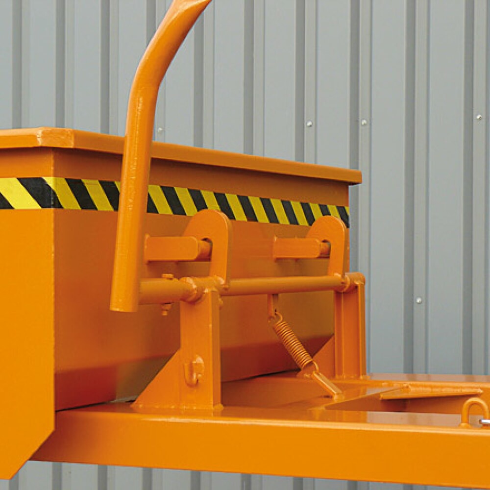 Produktabbildung Nr. 2: Eichinger® Schaufel mit geschlossenen Stapler-Einfahrtaschen, 1500 kg, 300 Liter reinorange