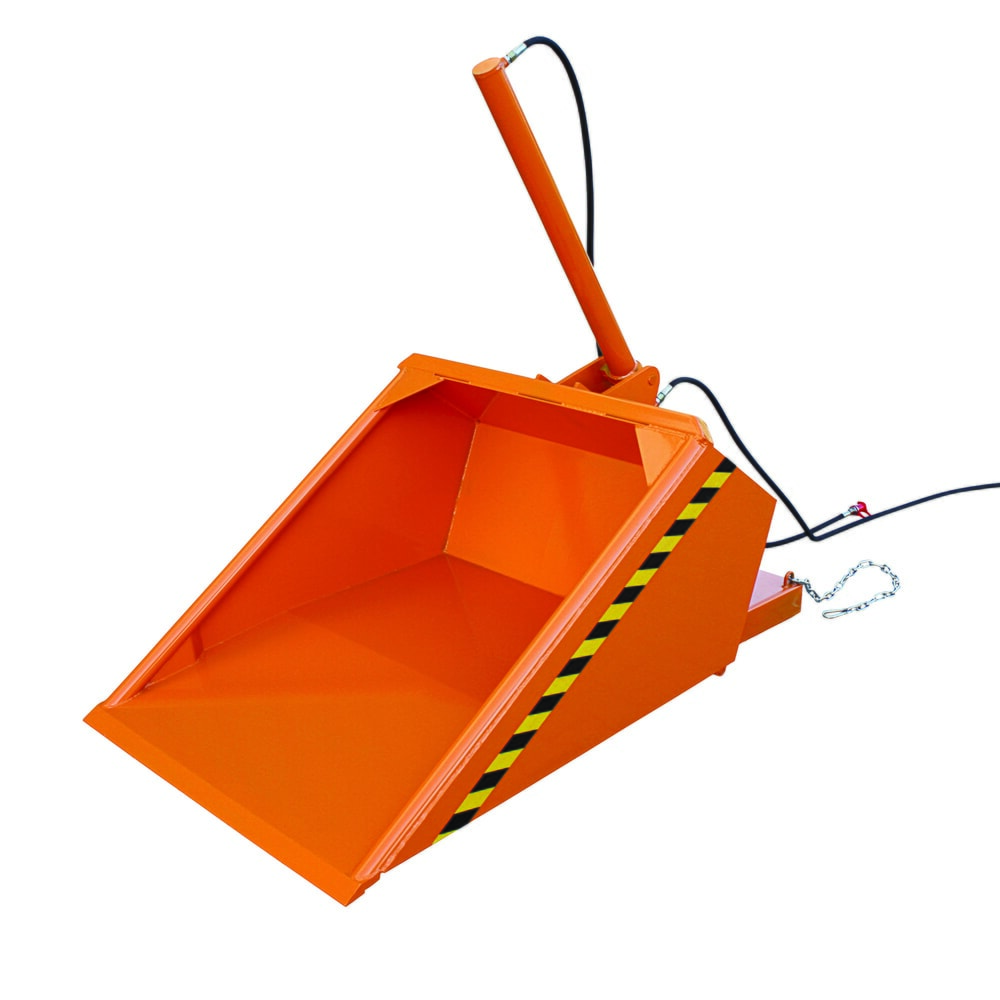 Produktabbildung Nr. 1: Eichinger® Schaufel mit hydraulischer Kippvorrichtung, 1000 kg, 500 Liter, reinorange