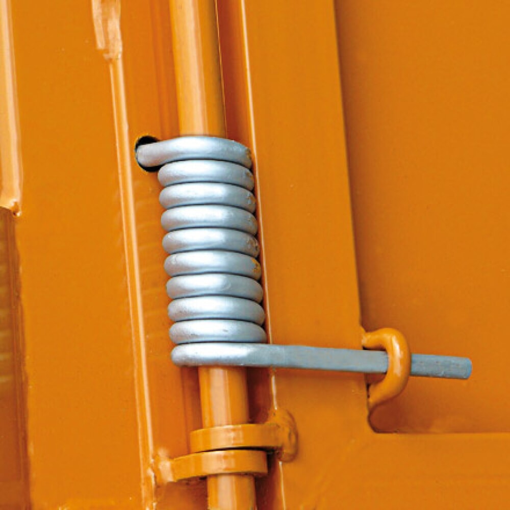 Produktabbildung Nr. 2: Eichinger® Silobehälter mit grossflächiger Schüttklappe, 300 Liter reinorange