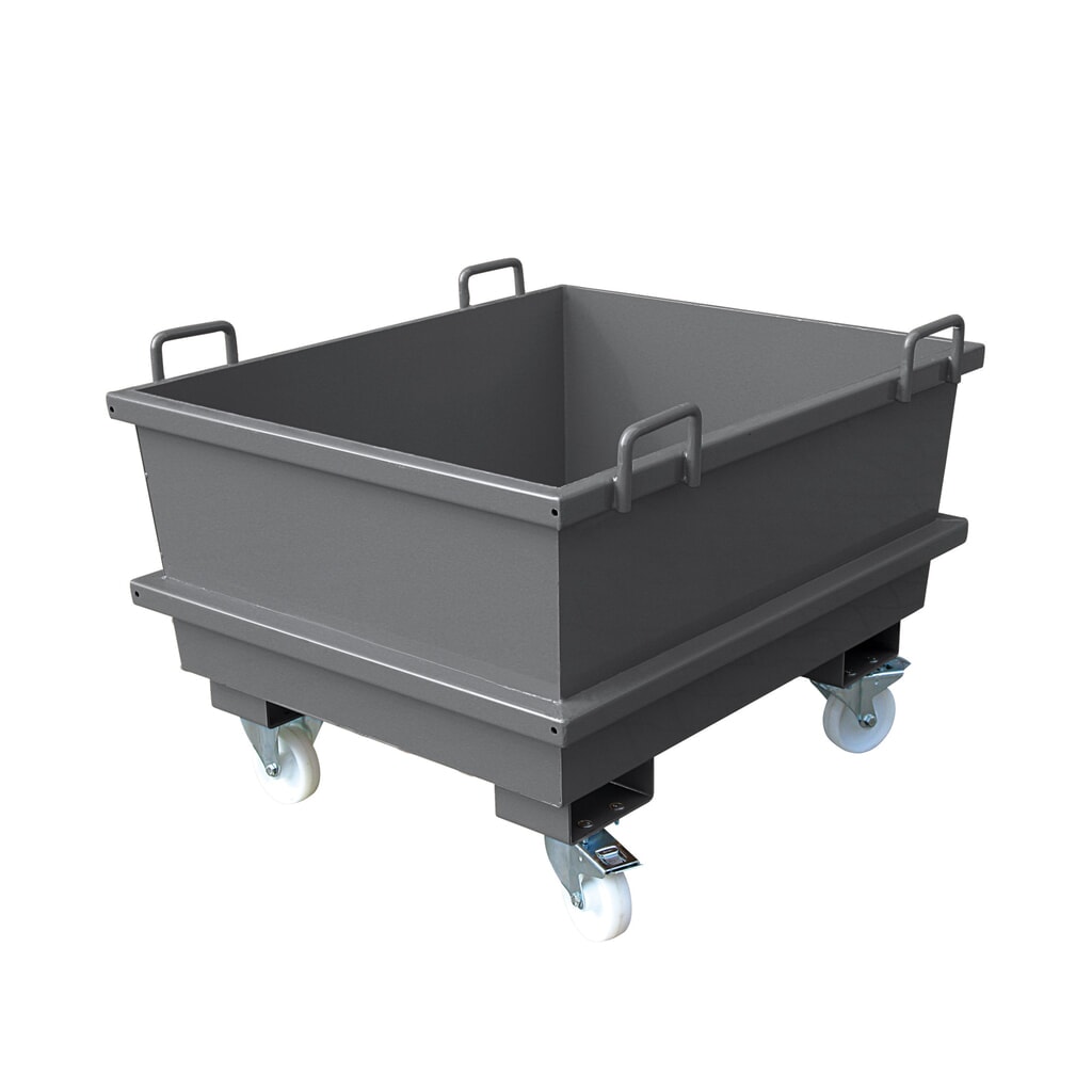 Eichinger® Universal-Container, 1000 kg, 300 Liter, anthrazitgrau Produktabbildung: Eichinger® Universal-Container, 1000 kg, 300 Liter, anthrazitgrau