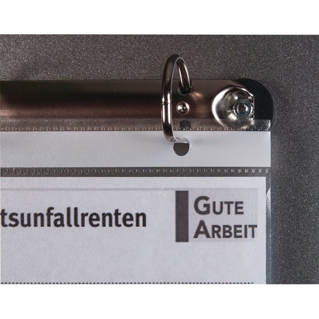 EICHNER 4-Ringmechanik, passend für DIN A4 Hüllen, verzinkt Produktabbildung Nr. 2: EICHNER 4-Ringmechanik, passend für DIN A4 Hüllen, verzinkt