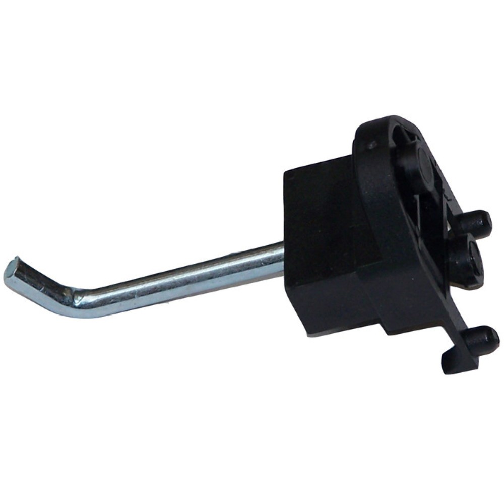 Produktabbildung: Einfach-Haken-Set, gerade, Tiefe 60 mm