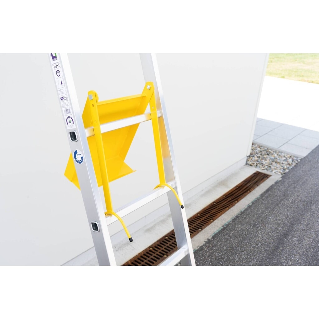 Einhängepodest R13 für Sprossenleitern RAL 1021 Produktabbildung Nr. 3: Einhängepodest R13 für Sprossenleitern RAL 1021