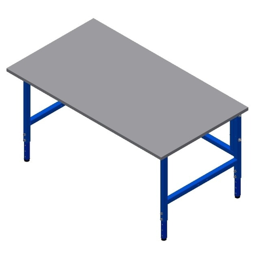 Produktabbildung: DAHMEN Manuell höhenverstellbarer Packtisch Classic, einseitig, HxBxT 700-950 x 1.600 x 900 mm