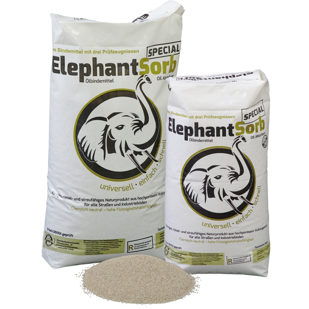 Elephant Sorb Special, 40 Liter, Chemikalien- und Ölbindemittel "R", 2 Stk/VE Produktabbildung Nr. 2: Elephant Sorb Special, 40 Liter, Chemikalien- und Ölbindemittel "R", 2 Stk/VE