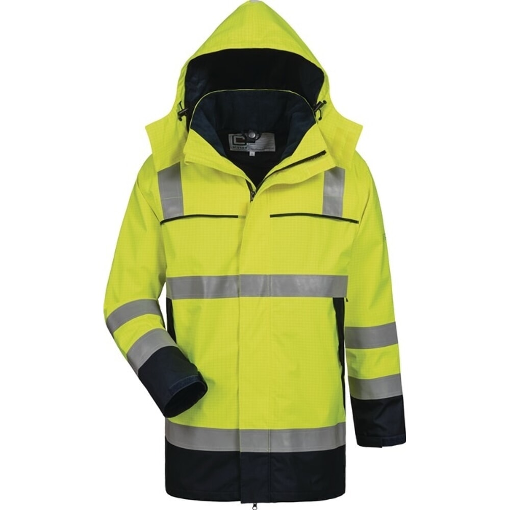 Produktabbildung: ELYSEE Multinorm-Parka Toivo, gelb/marine, Grösse XL