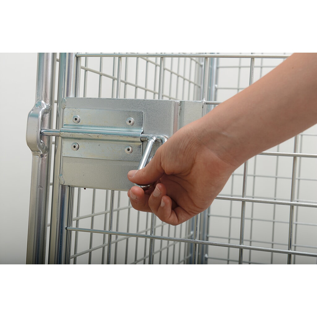 Produktabbildung Nr. 4: Entsorgungs-Rollcontainer, Höhe 1.200 mm, Polypropylen-Bereifung