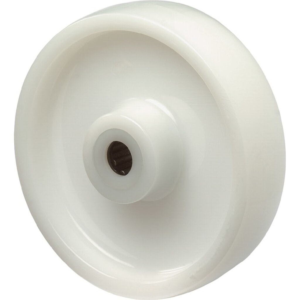 Produktabbildung: Ersatzrad, Kunststoff, Rad-Ø 58 mm Tragfähigkeit 100 kg, Achs-Ø 8 mm Nabenlänge 33 mm