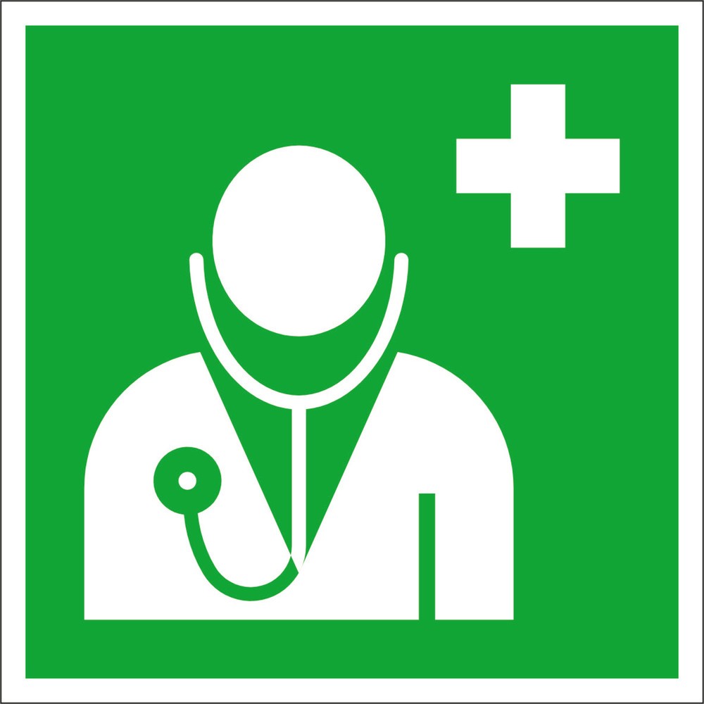 Produktabbildung: SafetyMarking® Arzt, HxB 200 x 200 mm, Folie HI
