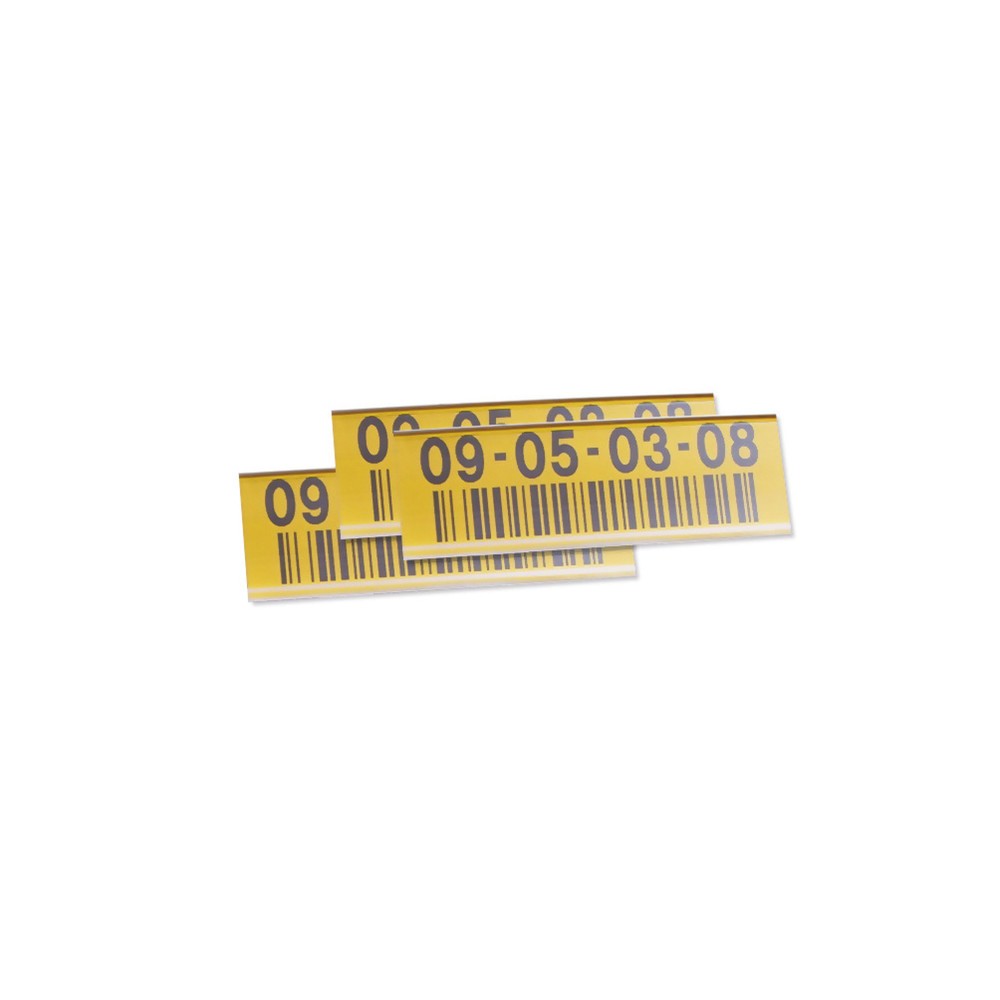 Produktabbildung: Etikettenhalter, magnetisch, HxB 33 x 100 mm, transparent