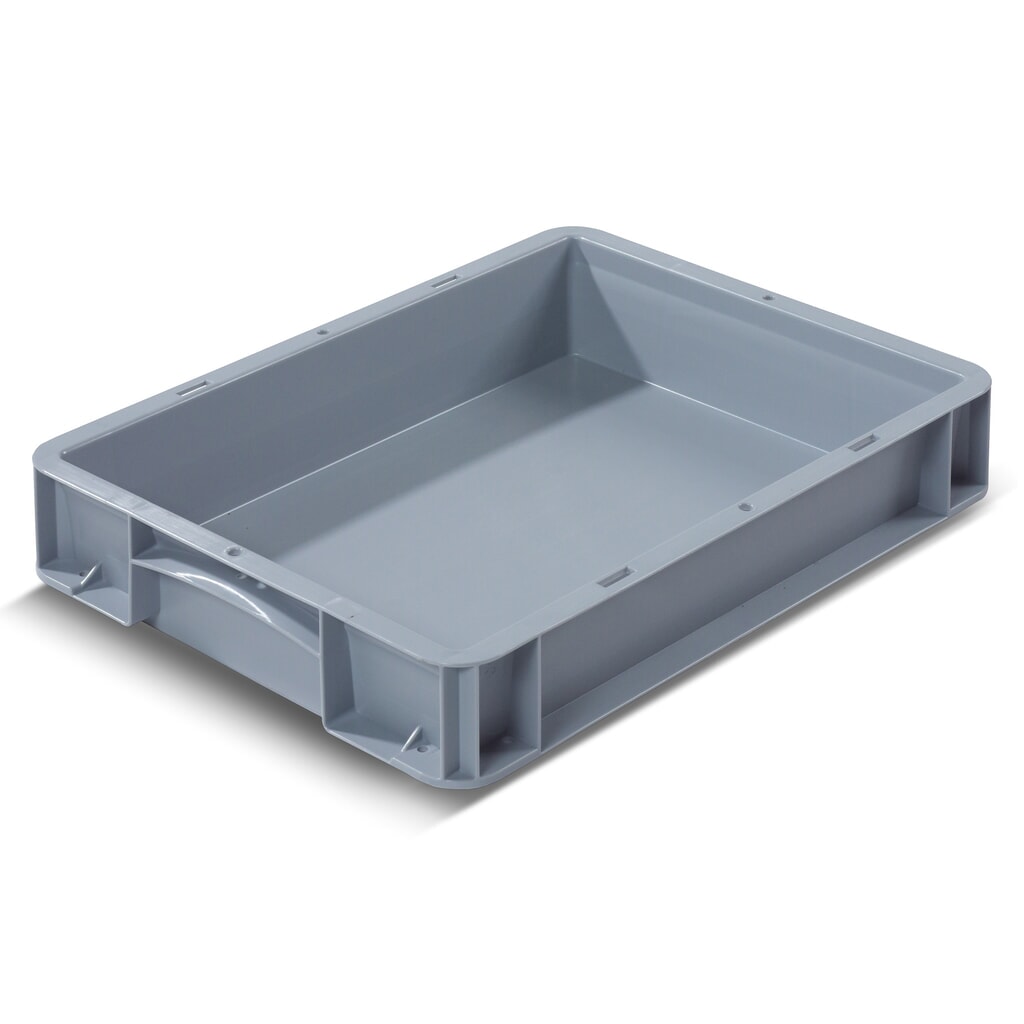 Alpha Eurobox aus PP mit geschlossenen Wänden, 6,4 Liter, HxBxT 70 x 400 x 300 mm Produktabbildung: Alpha Eurobox aus PP mit geschlossenen Wänden, 6,4 Liter, HxBxT 70 x 400 x 300 mm