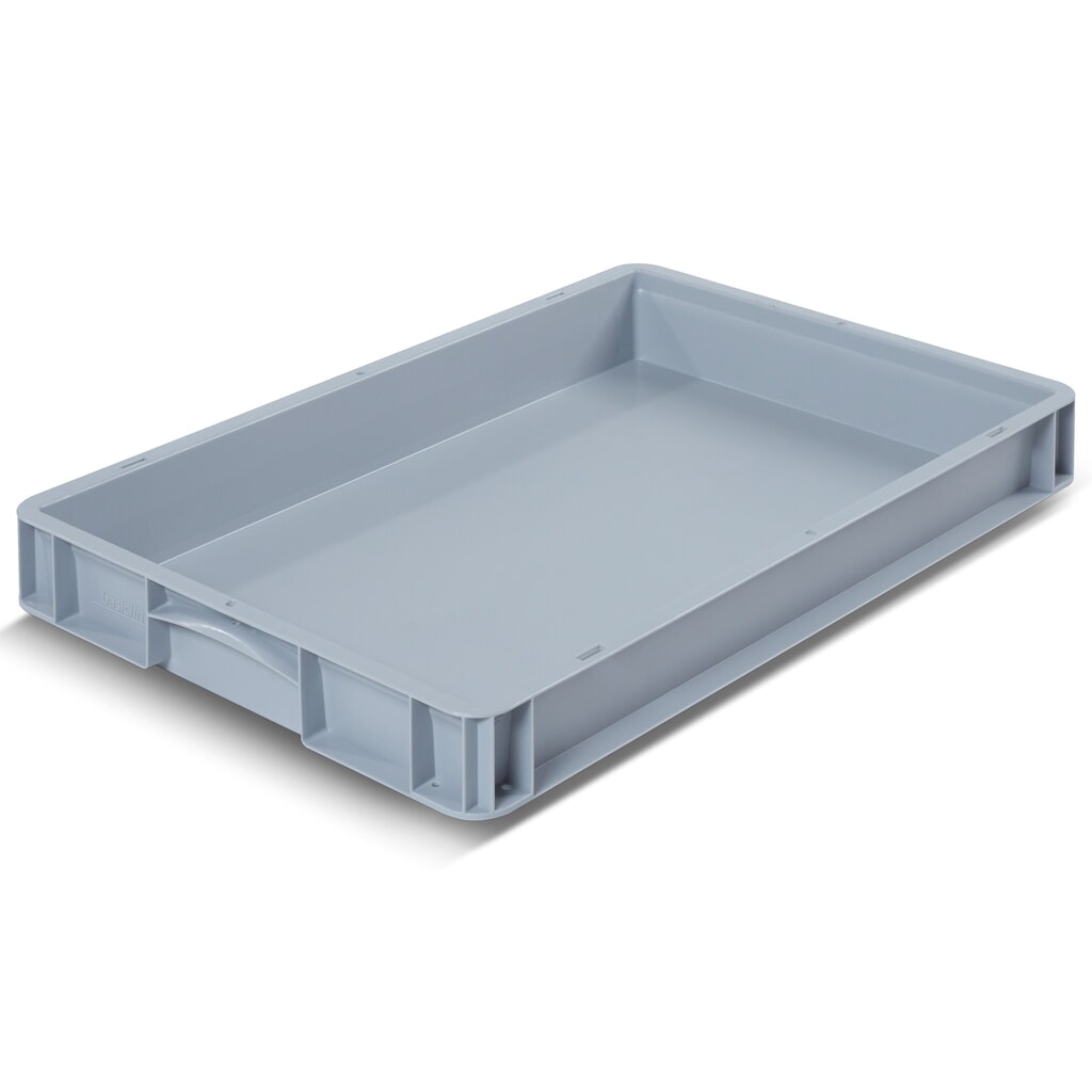 Alpha Eurobox aus PP mit geschlossenen Wänden, 13,7 Liter, HxBxT 70 x 600 x 400 mm Produktabbildung: Alpha Eurobox aus PP mit geschlossenen Wänden, 13,7 Liter, HxBxT 70 x 600 x 400 mm