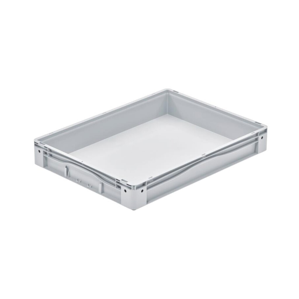 Alpha Eurobox aus PP mit geschlossenen Wänden, HxBxT 120 x 600 x 800 mm Produktabbildung: Alpha Eurobox aus PP mit geschlossenen Wänden, HxBxT 120 x 600 x 800 mm
