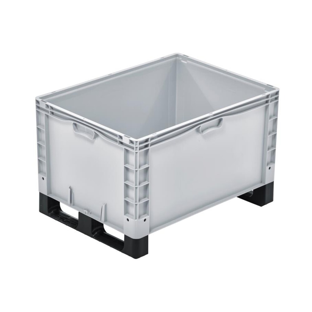 Produktabbildung: Alpha Eurobox aus PP mit geschlossenen Wänden, HxBxT 520 x 600 x 800 mm, mit Kufen